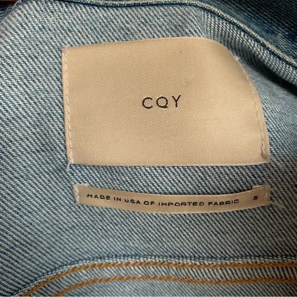 CQY Denim Harper Jacket. Luxury denim, Size Small - Picture 10 of 13